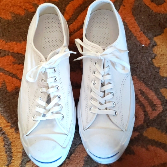 Mint Converse Jack Purcell White Sneaks 9M 10.5W